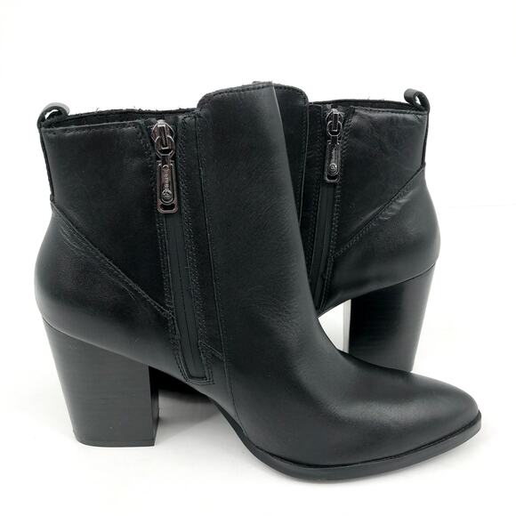 BLONDO Women's Reese Ankle Boot US 9.5 Black Leather Waterproof Bootie NWOB - Picture 3 of 13